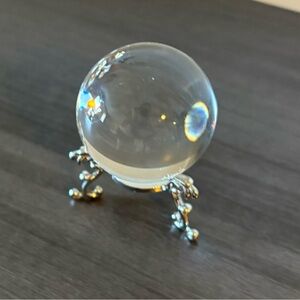 Crystal Ball Glass Magic Ball Sphere with Stand